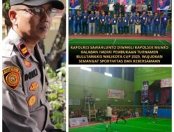 IPTU Doni Fatrizal, S.H. Wakili Kapolres Sawahlunto Buka Turnamen Bulutangkis Walikota Cup 2025