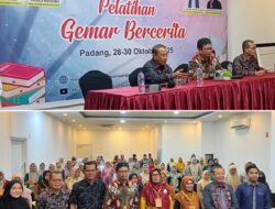 Realisi Pokir Anggota Komisi IV DPRD Sumbar Gustami Hidayat Gelar Pelatihan Gemar Bercerita Melibatkan Guru PAUD, TK, SD dan SMP