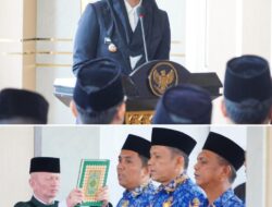 Bupati Dharmasraya Lantik Sejumlah Pejabat, ROMI, S.E, M.Si Dipercaya jadi Camat Sembilan Koto