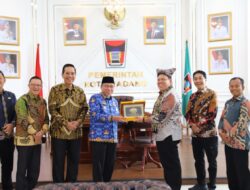 Wakil Wali Kota Padang, Maigus Nasir Terima Kunjungan Rombongan Pemerintah Kabupaten Lampung Timur