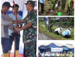 Dandim 0312 Padang Hadiri Aksi Bersih Sungai dan Penanaman Pohon Peringati Hari Bakti PU ke 80