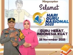 Kapolres Sawahlunto AKBP Simon Yana Putra Sampaikan Pesan Humanis pada Peringatan Hari Guru Nasional 2025: “Guru Membentuk Kita Menjadi Siapa Hari Ini”