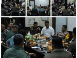 Komitmen Humanis Letkol Inf Yospriadi dalam Rapat Penanganan Ketertiban dan Ketentraman Masyarakat