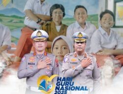 DIRLANTAS POLDA SUMBAR KOMBES POL REZA CHAIRUL AKBAR SIDIQ GAUNGKAN SEMANGAT KOLABORASI UNTUK GURU INDONESIA