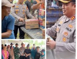 Dari Lapangan ke Pelukan Warga: Kapolres Pasbar Pimpin Distribusi Sembako untuk Korban Banjir–Longsor