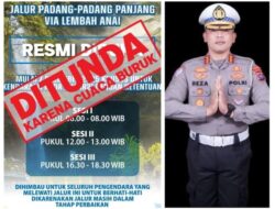 Kombes Reza Sidiq Tegaskan Jalur Lembah Anai Ditutup Sementara Akibat Cuaca Buruk