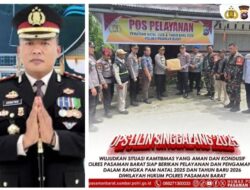 Komitmen Kapolres Pasbar AKBP Agung Tribawanto Hadirkan Rasa Aman Selama Nataru 2025–2026