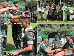 Momen Haru di Makodim, Kodim 0312/Padang Laksanakan Koprapot Pindah Satuan dan Purna Tugas