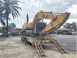 Polres Pasaman Barat Melaksanakan Penertiban PETI dan Amankan 8 Pelaku di Lubuak Sariak Nagari Kajai, Kabupaten Pasaman Barat