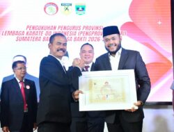 Wali Kota Padang Hadiri Pengukuhan Pengprov Lemkari Sumbar Masa Bakti 2026–2030