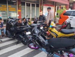 Polresta Padang Tangkap 14 Orang dan Sita 10 Motor dalam Penertiban Balap Liar di Taman Melati Jelang Sahu