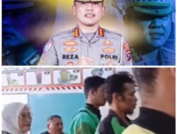 Soliditas Pimpinan Ditlantas, Kombes Pol H.M. Reza Chairul Akbar Sidiq SH SIK MH dan AKP Undra Putra SH MH Berbagi di Kota Padang