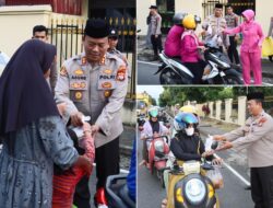 Sentuhan Humanis AKBP Agung Tribawanto, Kapolres Pasbar Turun ke Jalan Bagikan Takjil untuk Masyarakat