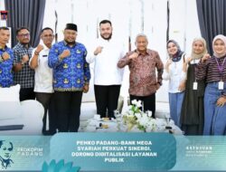 Wali Kota Padang Fadly Amran”Terima Kunjungan Komisaris Utama Bank Mega Syariah