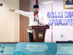 Wali Kota Padang Fadly Amran Isi Materi Kepemimpinan di PKA Bukittinggi