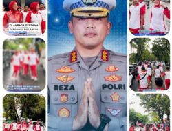 Kombes Pol. H.M. Reza Chairul Akbar Sidiq Warnai Giat Olahraga Bersama Ditlantas dengan Semangat Humanis