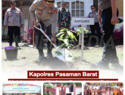 Kapolres Pasaman Barat AKBP Agung Tribawanto Perkuat Karakter Pelajar Lewat Aksi Lingkungan