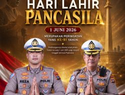 Peringatan Hari Lahir Pancasila, Kombes Pol. H.M. Reza Chairul Akbar Sidiq Tekankan Loyalitas dan Pengabdian untuk Negeri