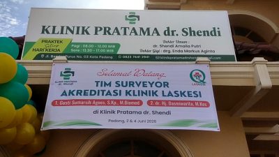 Klinik Pratama dr Shendi Siap Jalani Akreditasi Perdana, Usung Layanan Kesehatan Terjangkau untuk Semua Kalangan Masyarakat 