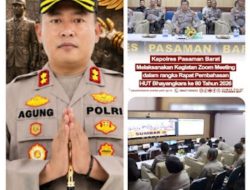 AKBP Agung Tribawanto Perkuat Semangat Pengabdian Jelang Peringatan Hari Bhayangkara