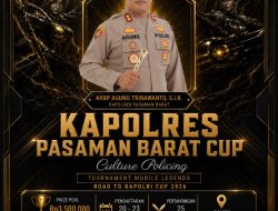 AKBP Agung Tribawanto Bangun Ekosistem Esports Sehat Melalui Kapolres Pasaman Barat Cup