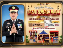 AKBP Agung Tribawanto Wujudkan Kepedulian Sosial Melalui Bazar Hari Bhayangkara