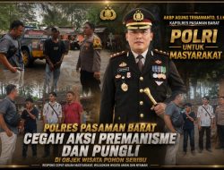 AKBP Agung Tribawanto dan AKP Bermana Manda Pastikan Objek Wisata Pohon Seribu Aman, Nyaman, dan Bebas Pungli