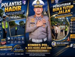 Kombes Pol. H.M. Reza Chairul Akbar Sidiq Perkuat Polantas Hadir, Keselamatan Pengguna Jalan Jadi Prioritas