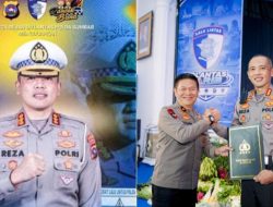 Ditlantas Polda Sumbar Kombes Pol. Muhammad Reza Chairul Akbar Sidiq Dianugerahi Pin Emas Kapolri